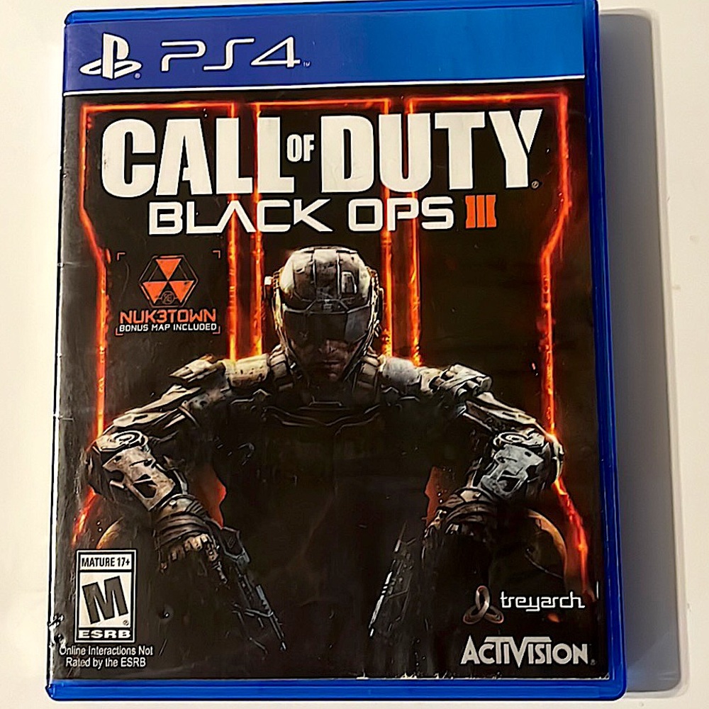 PS4.  Call of Duty.  Black Ops 3.  No Scratches.